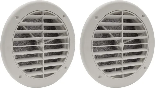 Vista 8 de RecPro Ventilación lateral de ventilación de CA para caravana de 5 pulgadas Filtro de carbón opcional Blanco Ventilación de CA para cámper