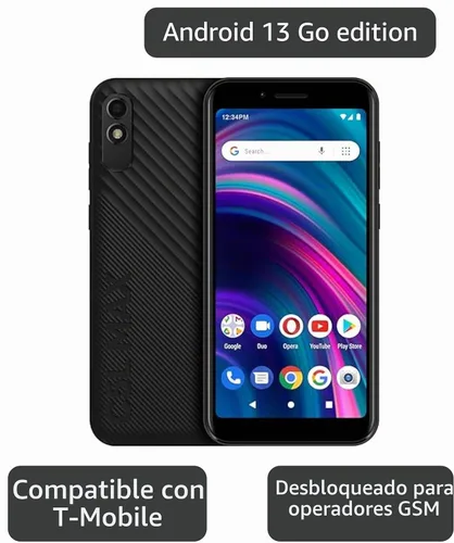 Vista 3 de BLU C5L MAX 2024 Batería para todo el día GSM desbloqueado Pantalla de 5.7” 16/2GB Versión estadounidense Garantía de EE. UU. Negro