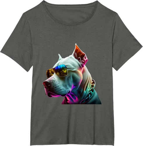 Vista 63 de Dogo Argentino Dogs Dogo Argentinos Camiseta, Negro