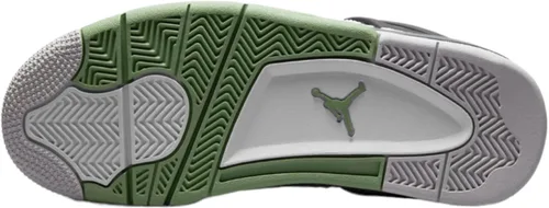 Vista 6 de Jordan Air 4 Retro Women's WhiteOil Green-Dark Ash AQ9129-103