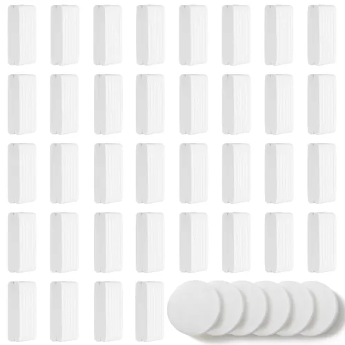 Vista 9 de Mifoci 960 esponjas faciales comprimidas para esteticistas, almohadillas de esponja de eliminación de maquillaje para mujeres, spa exfoliante facial