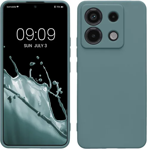 Vista 117 de kwmobile Funda compatible con Xiaomi Redmi Note 9S / 9 Pro / 9 Pro Max - Funda protectora de silicona TPU suave y delgada - Negro mate