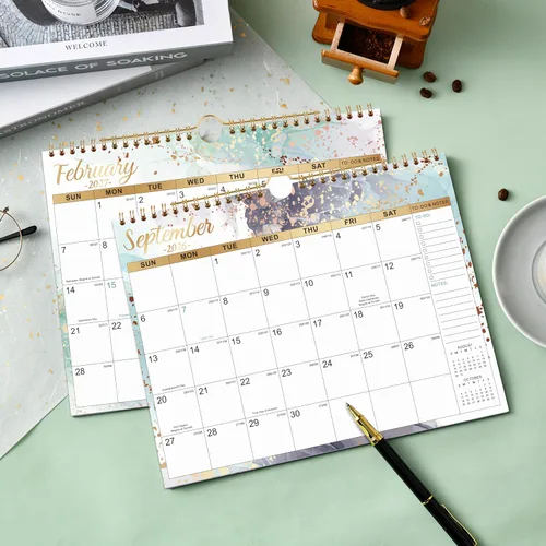 Vista 8 de Calendario 2026-2027 – Calendario de pared 2026-2027, de julio de 2026 a diciembre de 2027, 11 x 8.5 pulgadas, con papel grueso, fechas julianas