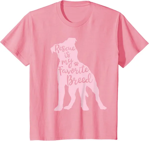 Vista 88 de Pitbull Rescue Is my Favorite Breed Dog Pit Bull Mama - Camiseta, Negro, S