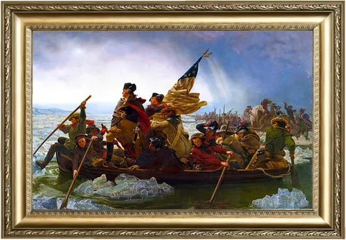 Vista 7 de ELITEART - Washington Crossing the Delaware por Emanuel Gottlieb Leutze Reproducción de pintura al óleo Giclée Wall Art Impresiones en lienzo Lona