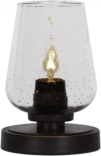 Vista 32 de Luna - Lámpara de mesa con 1 luz en granito oscuro (51-DG-300)