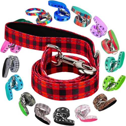 Vista 16 de EcoBark Correa para Perro - Correas Cómodas y Reflectantes con Asa Acolchada - Fuerte y Duradera de Alta Resistencia - Entrenamiento y Tiro