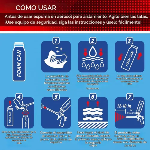 Vista 5 de Magic Chems - Aislamiento de espuma en aerosol, relleno de poliuretano, 1 paquete de 25.4 onzas