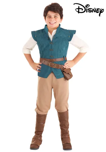 Vista 4 de Disfraz de Flynn Rider para niños de Enredados de Disney Multicolor