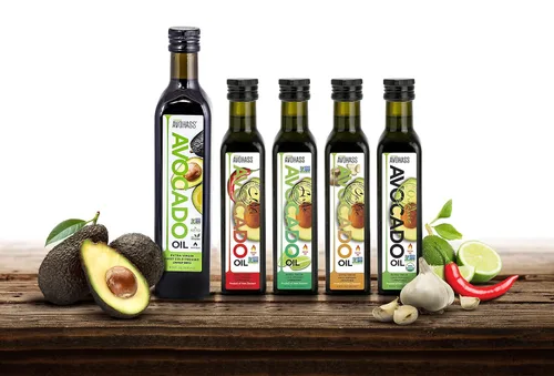 Vista 6 de Avohass Aceite de aguacate virgen extra de Nueva Zelanda, botella de 16.9 onzas líquidas y aceite de aguacate virgen extra Avohass de Nueva Zelanda
