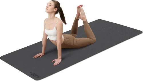 Vista 6 de Tapete de yoga de poliuretano con correa, tapete de entrenamiento antideslizante, tapete de yoga de 0.276 in de grosor, esterillas de yoga POE
