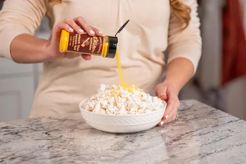 Vista 5 de Condimento salado de manteca par palomitas de maíz Amish Country Popcorn estilo estadio de béisbol, 6 oz