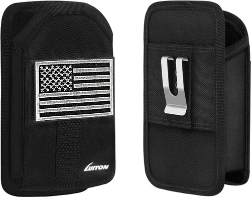 Vista 9 de Funda de escáner Zebra TC77 TC70 con clip y trabillas para cinturón, compatible con Zebra TC75, TC70x, TC70, TC72, TC77, escáner de código de barras