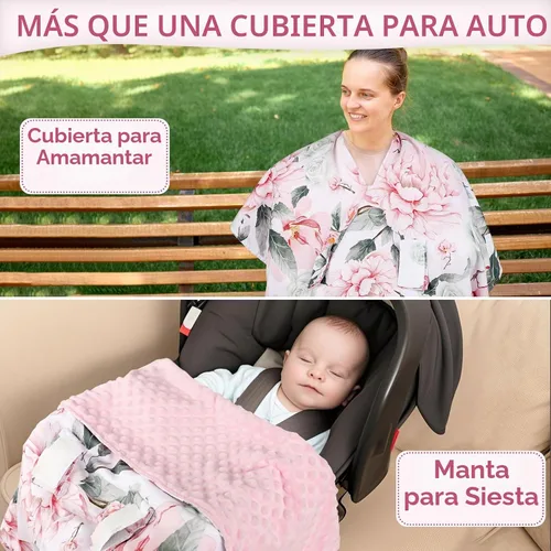 Vista 3 de Funda de Asiento de Automóvil para Bebé, Funda Transpirable para Asiento de Automóvil Infantil para Verano con Apertura Peekaboo, Cubierta de Toldo