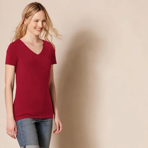 Vista 451 de Amazon Essentials Women's Regular-Fit Short-Sleeve Crewneck T-Shirt
