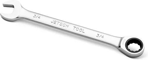 Vista 12 de Jetech Llave combinada de trinquete de 1 pulgada, SAE, engranaje de 72 dientes, grado industrial, extremo de caja de 12 puntos, acero Cr-V forjado