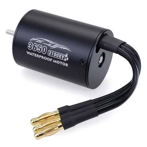 Vista 13 de SurpassHobby 3650 2300KV 0.125 in eje de alta velocidad impermeable motor para la mayoría de vehículos RC escala 1:10 camión actualización piezas