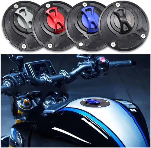 Vista 3 de Fuel Gas Tank Cap Cover for YA&MAHA MT07 MT09 MT10 FZ 2007-2010 Tracer XSR TDM 700 900 TRACER7 TRACER9 GT XJ6 Motorcycle Cap Fuel Gas Tank Cover