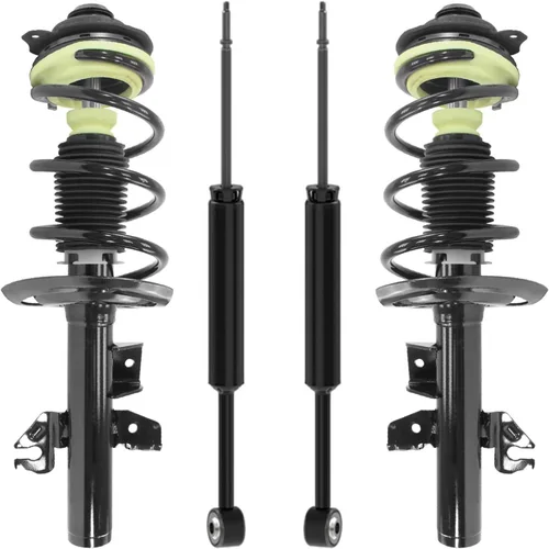 Vista 61 de Detroit Axle - Kit de amortiguadores de 4 puntales para Ford Escape 14-19, 2 puntales delanteros con resorte helicoidal 2 amortiguadores traseros