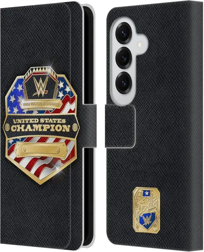 Vista 198 de Head Case Designs Officially Licensed WWE Cruiserweight Champion Title Belts Leather Wallet Case Compatible with Samsung Galaxy A07 4G Campeón