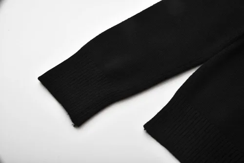 Vista 5 de SMINLING Pinker - Suéter para niños, uniforme escolar, cuello en V, ropa de algodón suave Negro