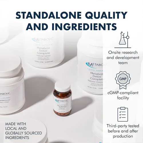 Vista 3 de Metabolic Maintenance GluDaZyme - Mezcla de enzimas DPP-IV - Apoya la digestión y la respuesta al gluten - Hipoalergénico - 60 porciones - 60