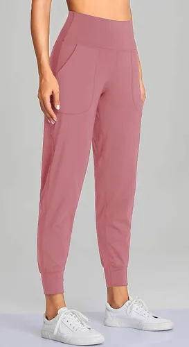 Vista 38 de Oalka - Pantalones deportivos para mujer, con cintura alta y bolsillos, para hacer deporte, yoga y entrenar