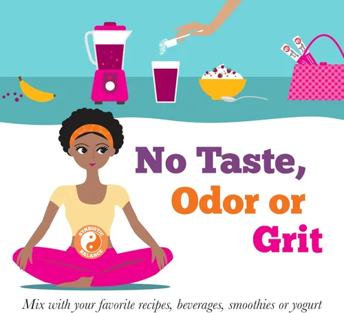 Vista 6 de Regular Girl Polvo orgánico, suplemento de fibra prebiótica y probióticos para mujeres, bajo FODMAP, 30 paquetes para llevar, sin sabor, 30 paquetes