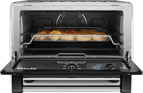 Vista 3 de KitchenAid Horno de encimera Digital Air Fry, KCO124BM, negro mate