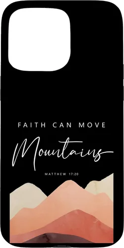 Vista 31 de Faith Can Move Mountains - Matthew 17 20 Inspiring Christian Case for iPhone 17