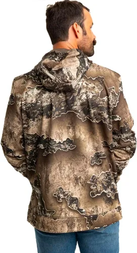 Vista 3 de Realtree Sudadera con capucha de camuflaje de peso medio y sherpa para hombre