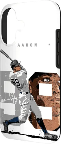 Vista 2 de Aaron Judge Number Portrait Baj New York MLBPA Case for iPhone 17