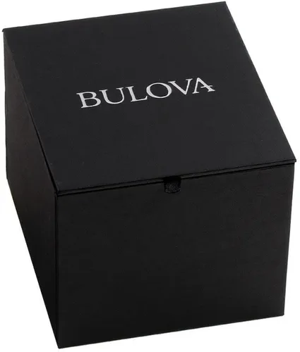 Vista 4 de Bulova 98N110 - Reloj cronógrafo para mujer con esfera de nácar de dos tonos de oro rosa de acero inoxidable Plateado
