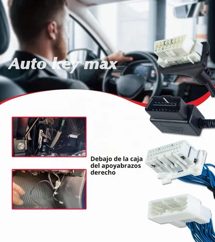 Vista 5 de OBDII OBD2 Programa de adaptador de cable de diagnóstico todas las llaves perdidas a través de OBD - Sin código PIN apto para modelos Toyota 30 pin