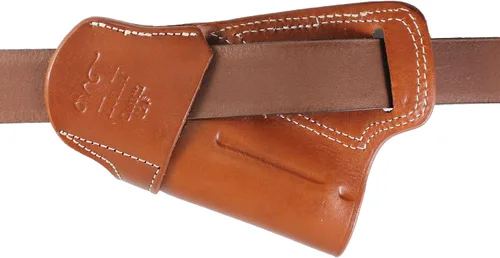 Vista 4 de YT HOBBY Funda de Pistola de Cuero Artesanal Premium SOB (Small of Back)