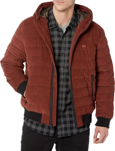Vista 6 de Levi's Chaqueta bomber pesada acolchada con capucha para hombre