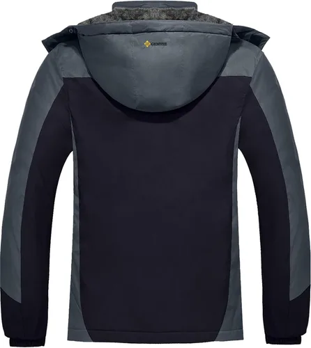 Vista 2 de GEMYSE - Chaqueta de esquí impermeable, resistente al viento, lluvia y nieve, para hombre