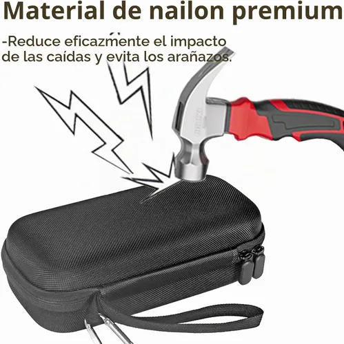 Vista 3 de Estuche de transporte para DJI Osmo Mobile 8/7P / 7/SE, bolsa de almacenamiento para DJI OM 7P/7/OM6/SE y accesorios