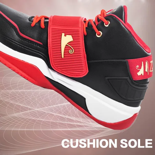 Vista 5 de Zapatos de baloncesto para hombre, antideslizantes, con parte superior baja, transpirables, acolchados, zapatos deportivos para hombres