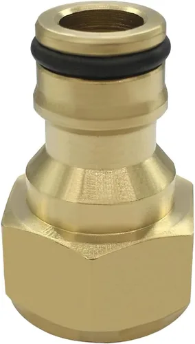 Vista 3 de Adaptador de lavadora a presión de latón 2PCS M22 hembra con conector rápido