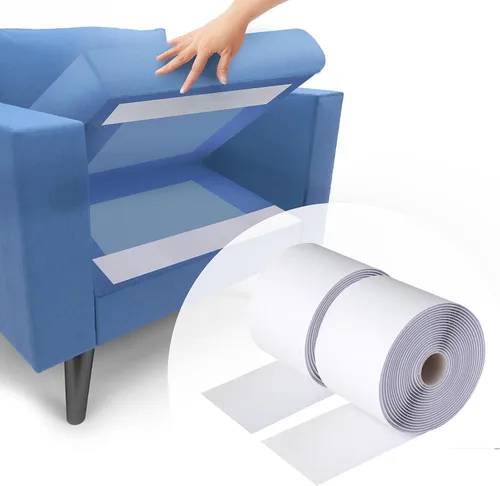 Vista 11 de Cinta de Velcro Autoadhesiva Negra de 0.75 Pulgadas x 82 Pies con Respaldo Adhesivo, Rollo de Sujeción, Tiras Autoadhesivas de Nailon de Servicio