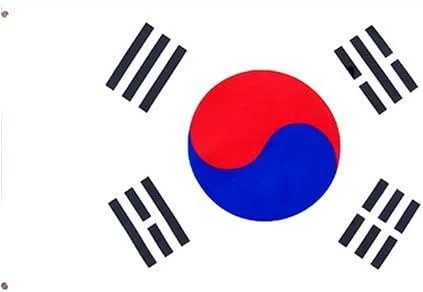 Bandera de Corea del Sur de 3 x 5 pies NUEVO 3x5 COREAN Banner de Country Flags "H-L"