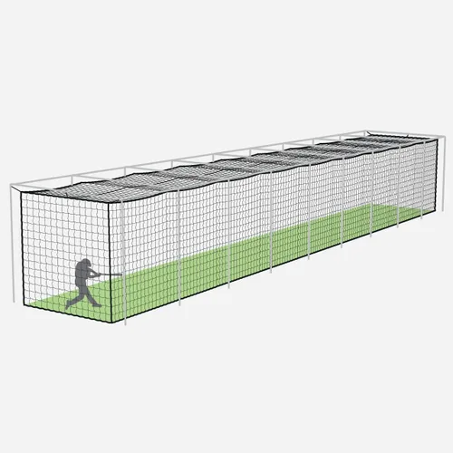 Vista 10 de Fortress Baseball Batting Cage Nets Heavy-Duty HDPP Fully Enclosed Baseball & Softball Cage Netting [14 Sizes & 3 Grade Options] – NET ONLY