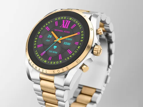Vista 7 de Michael Kors - Reloj inteligente con pantalla táctil Gen 6 con altavoz frecuencia cardíaca oxígeno en la sangre GPS pagos sin contacto