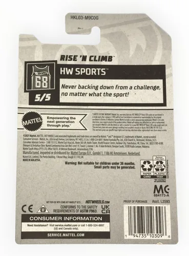 Vista 2 de Hot Wheels Rise 'n Climb, HW Sports 5/5 [Caza del tesoro] 146/250
