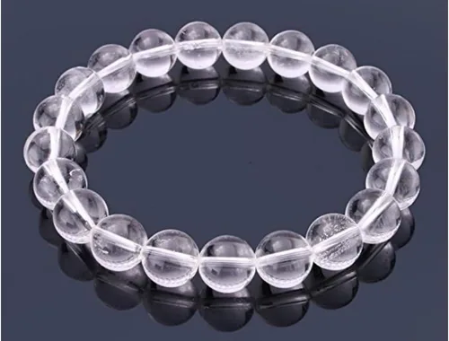 Vista 2 de Adabele 1pc Natural Stretch Gemstone Bracelet 8mm (0.31") Bead 7" to 8.5 inch Healing Crystal Energy Quartz Chakras Jewelry Women Men Girl Birthday