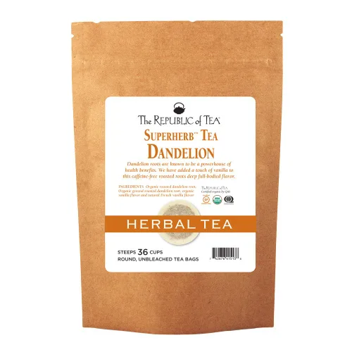 Vista 37 de The Republic of Tea Té de hierbas Rooibos rojo de almendra, coco y macarrón, 36 bolsas de té de repuesto