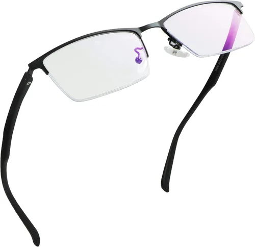 Vista 12 de LifeArt Lentes de bloqueo de luz azul, antifatiga ocular, anteojos de lectura para computadora, anteojos de TV para mujeres y hombres, antirreflejos