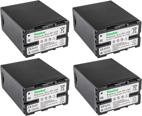 Vista 8 de Kastar Paquete de 1 batería de repuesto BP-U98 para Sony BP-U30, BP-U35, BP-U60, BP-U68, BP-U70, BP-U90, BP-U98, Sony PMW-EX260, PMW-EX280, PMW-F3