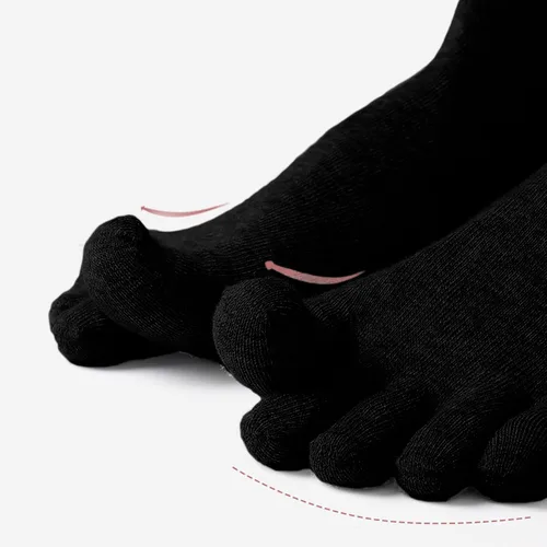 Vista 5 de CaiDieNu Calcetines deportivos de algodón para hombre, 5 pares
